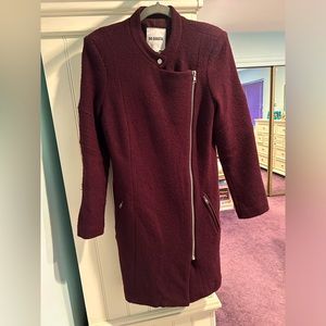 BB Dakota Angled Zip Front Coat